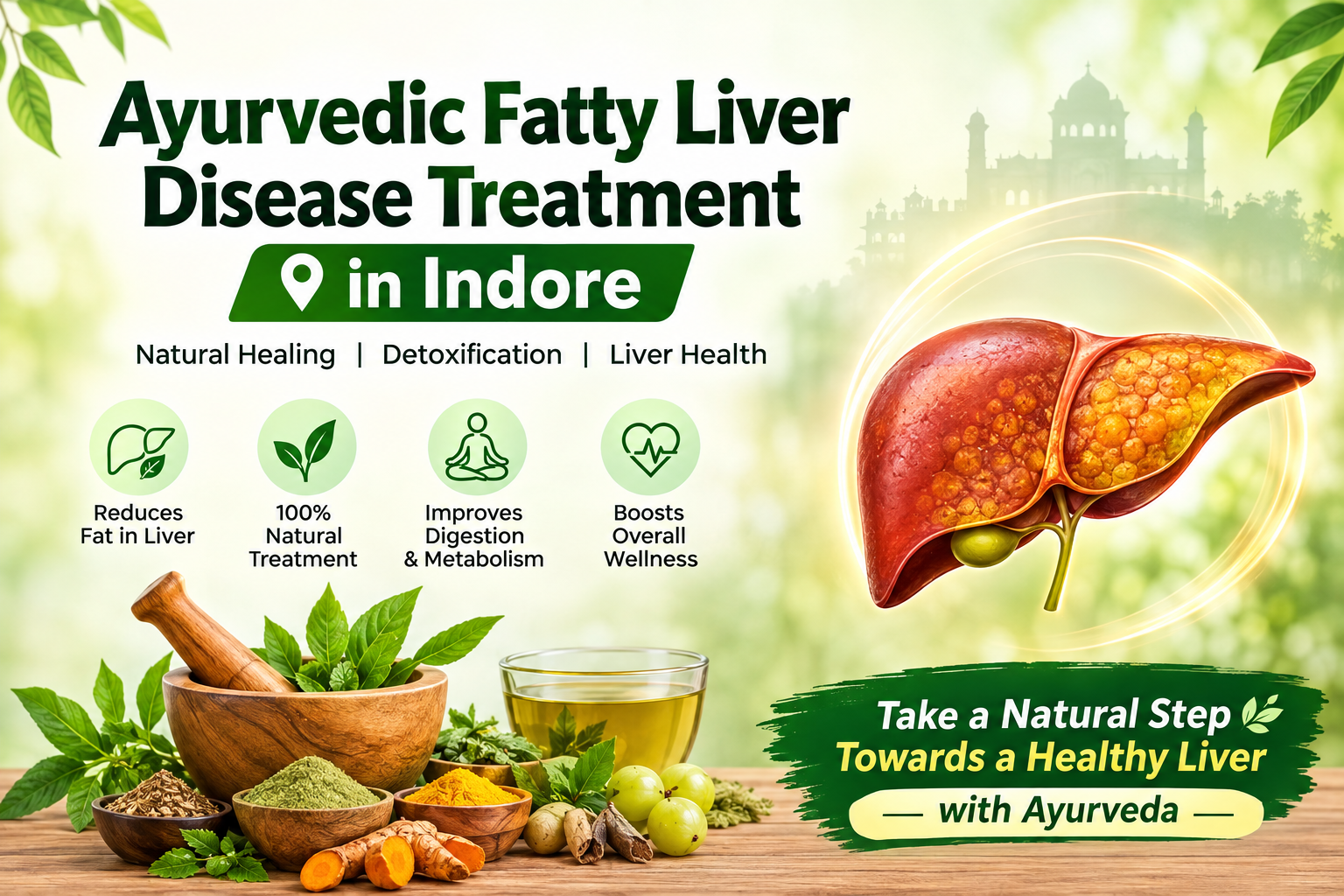 Ayurvedic fatty liver disease treatment in Indore for natural liver detox and improved liver health