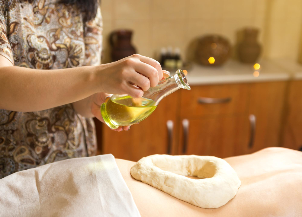 Kati Basti treatment in Indore for lower back pain relief with Ayurvedic therapy