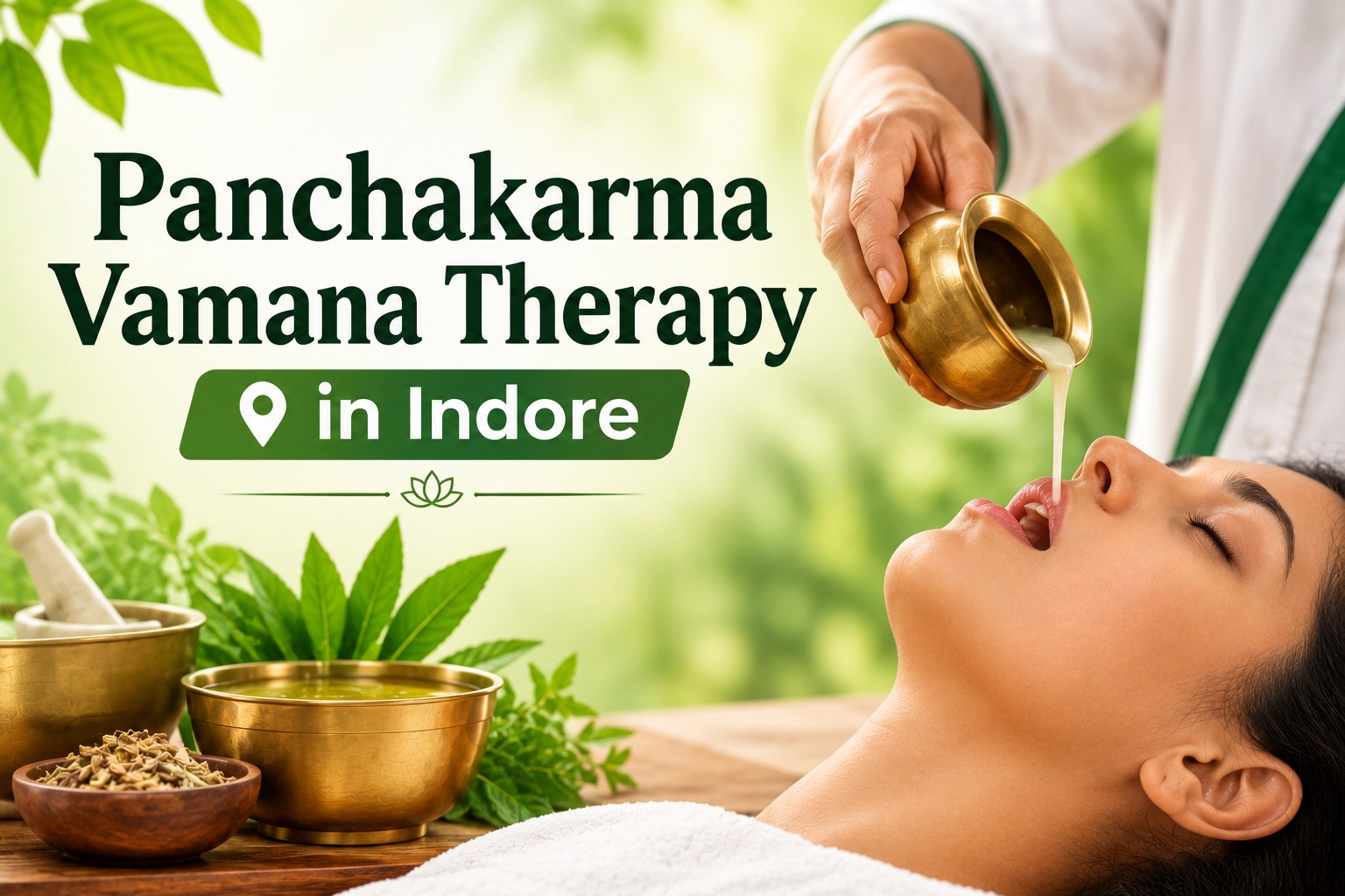 Panchakarma Vamana Therapy in Indore for Ayurvedic detoxification and Kapha balance