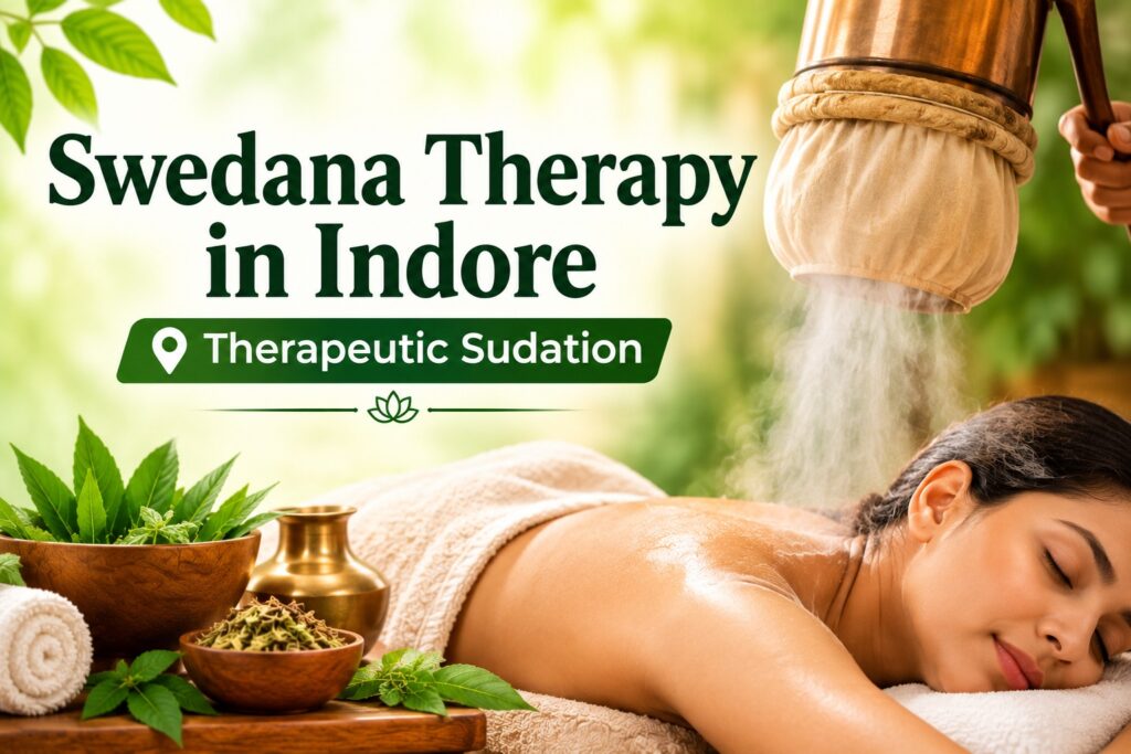 Swedana Therapy in Indore for Ayurvedic therapeutic sudation and natural body detox